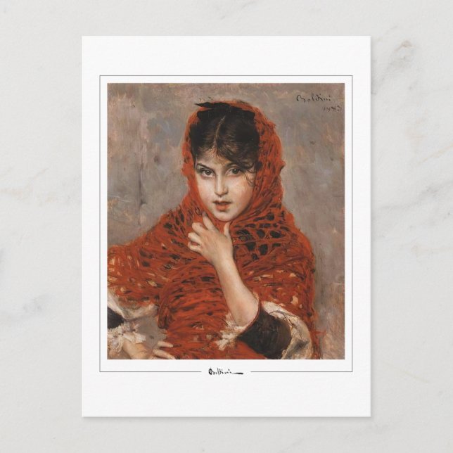 Giovanni Boldini #308 - Fine Art Postcard (Front)