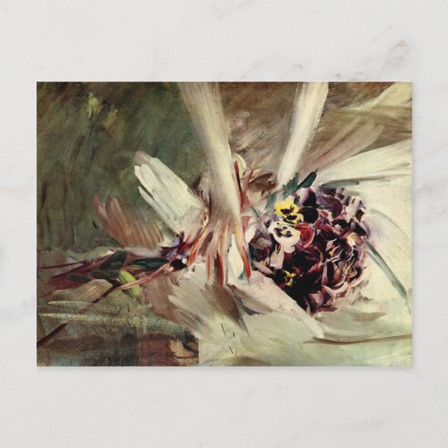 Giovanni Boldini - The Pansy Postcard (Front)