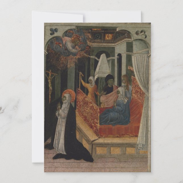 Giovanni di Paolo - Saint Catherine of Siena Besee Invitation (Front)