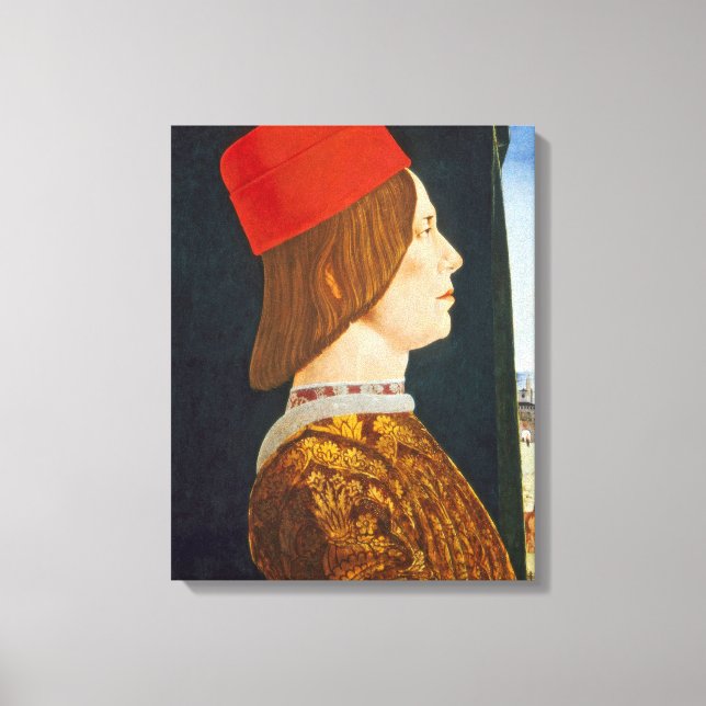 Giovanni II Bentivoglio, c. 1474- 77 Canvas Print (Front)