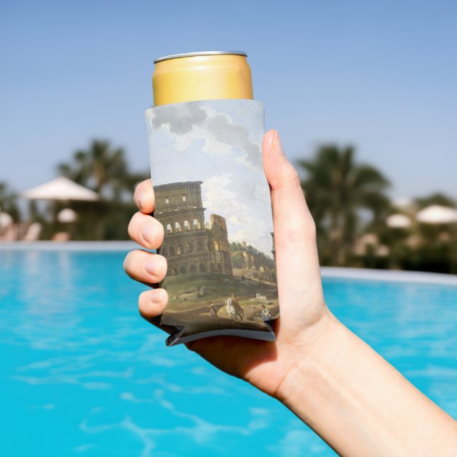 Giovanni Paolo Panini View of the Colosseum Seltzer Can Cooler (In Situ Pool)