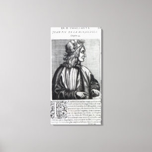 Giovanni Pico della Mirandola, from Canvas Print