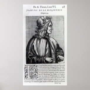 Giovanni Pico della Mirandola, from Poster