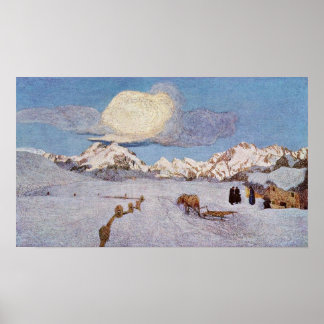 Giovanni Segantini - Death Poster