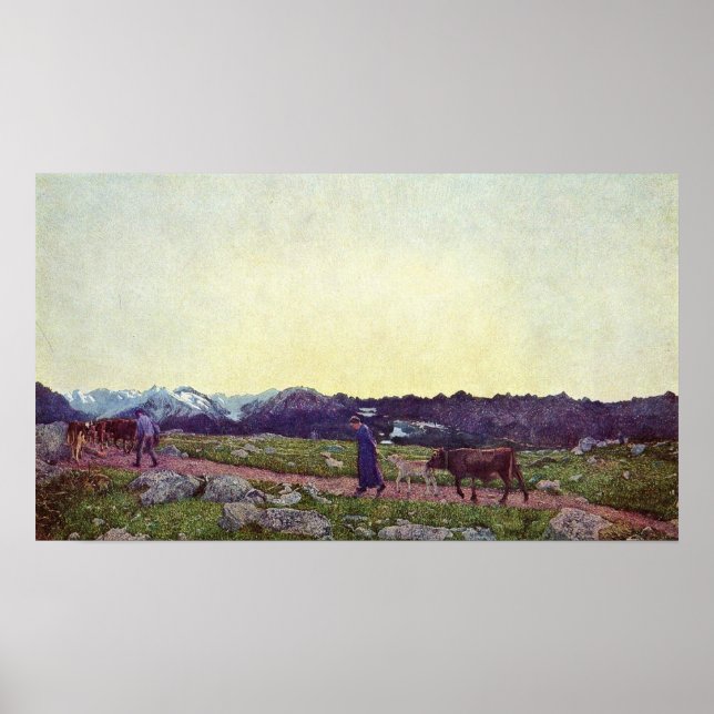 Giovanni Segantini - Nature Poster (Front)