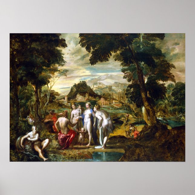 Giovanni Sons The Judgment of Paris Poster (Front)