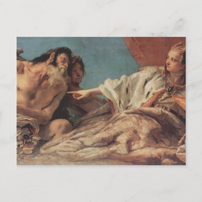 Giovanni Tiepolo- Neptune Offering Gifts to Venice Postcard (Front)