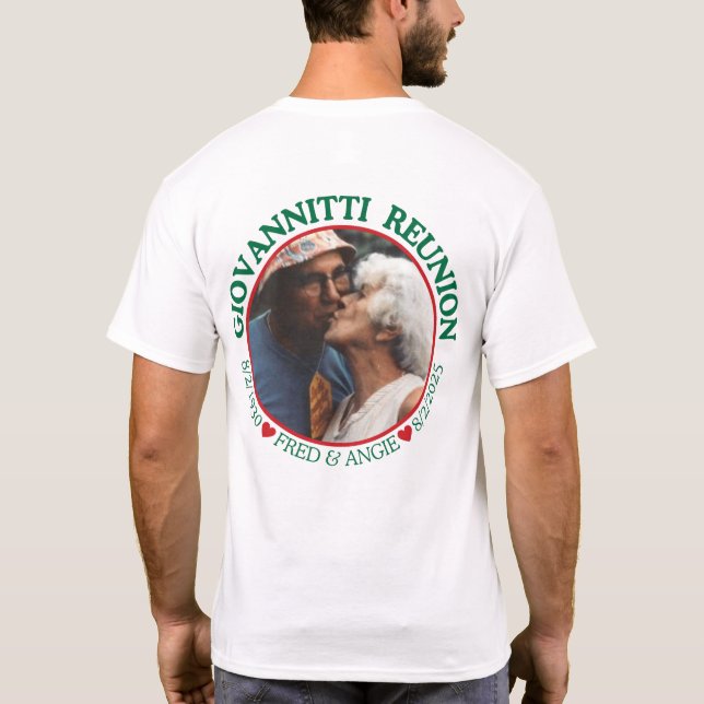 Giovannitti Family Reunion 2025 T-Shirt (Back)