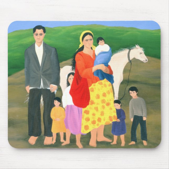 Gipsy Family 1986 Mouse Mat (Front)