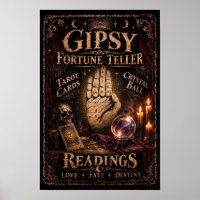 Gipsy Fortune Teller Vintage Halloween Prop.