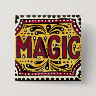 Gipsy Magic 15 Cm Square Badge