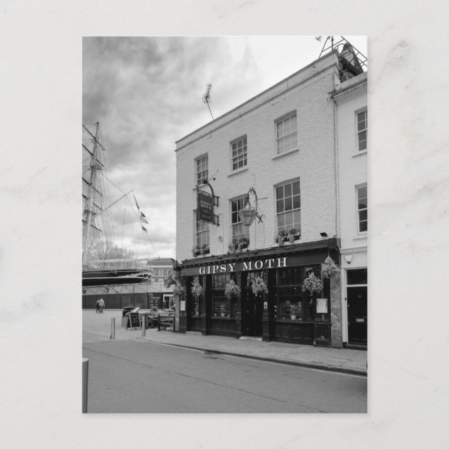 Gipsy Moth Postcard, Greenwich London UK Postcard (Front)