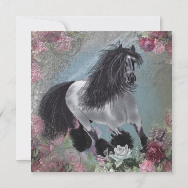 GipsyVanner1 - Greeting Card (Front)