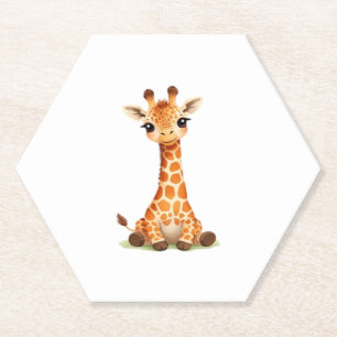 Giraaffe Essential T-Shirt_1 Paper Coaster