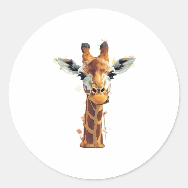 Giraaffe Essential T-Shirt_3 Classic Round Sticker (Front)