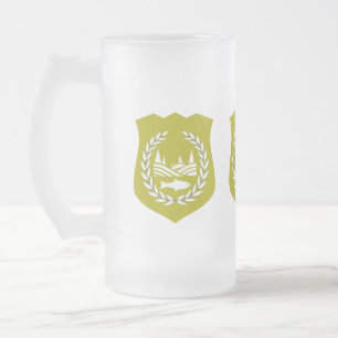 Giradan Flag - Frosted Glass Mug
