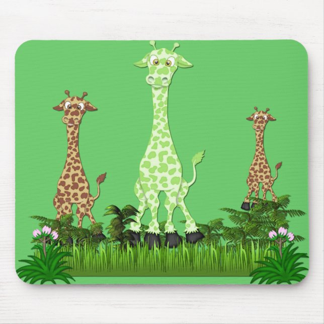 giraffe3 mouse mat (Front)