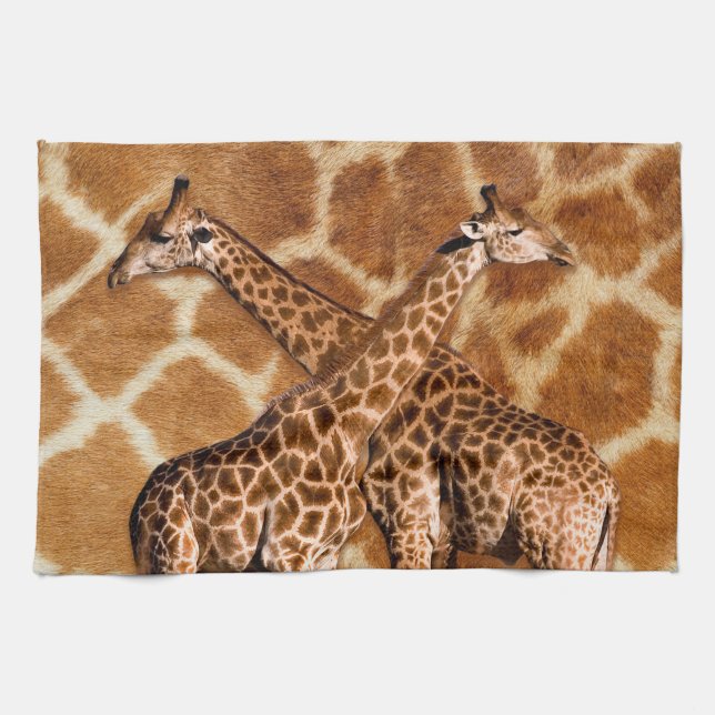 Giraffe 1A  Kitchen Towels (Horizontal)