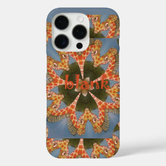 Giraffe Abstract Art Print iPhone 16 Pro Case