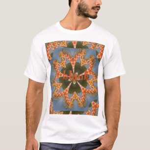 Giraffe Abstract Art Print T-Shirt