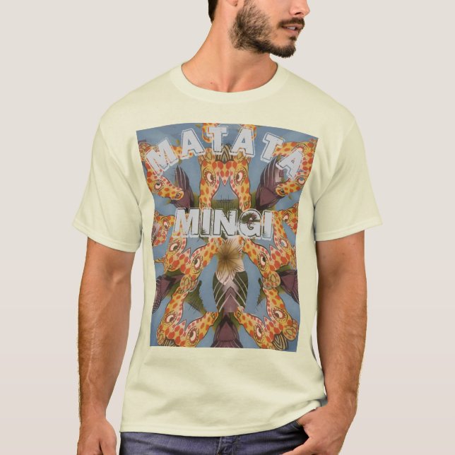 Giraffe Abstract Art Print T-Shirt (Front)