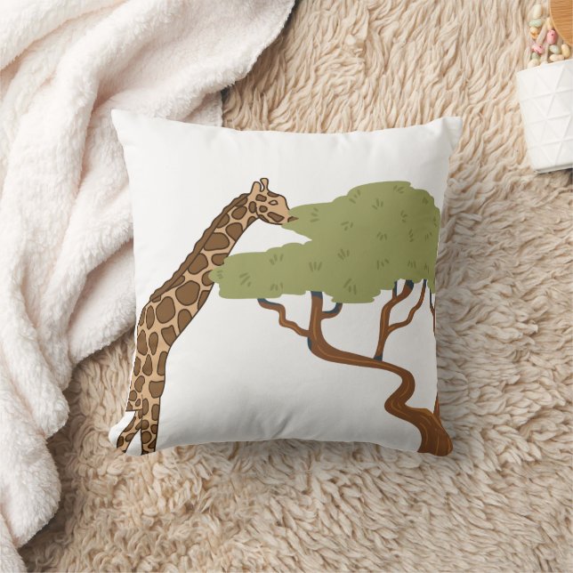 Giraffe, Acacia Cushion (Blanket)
