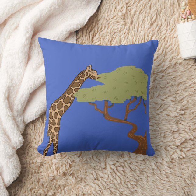 Giraffe, Acacia Cushion (Blanket)