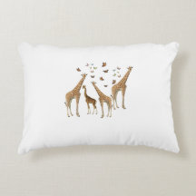 Giraffe Accent Pillow by Posh Little Finds