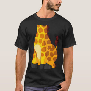 Giraffe Adult Kids Men Women Giraffe Costume Shi T-Shirt