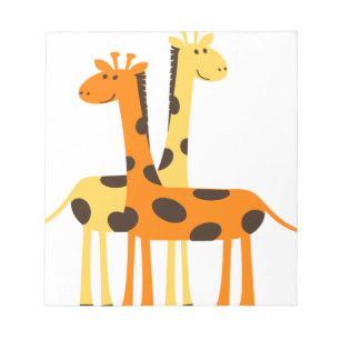 giraffe africa safari wildlife notepad
