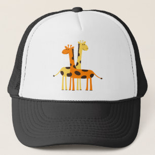 giraffe africa safari wildlife trucker hat