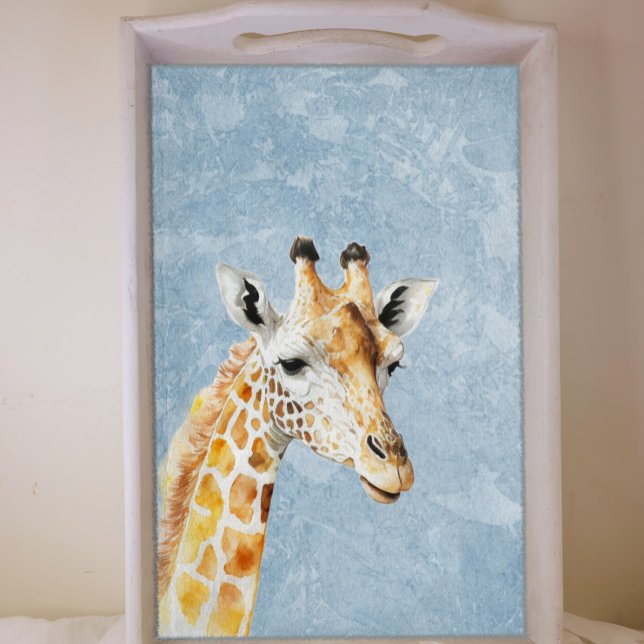 Giraffe Against a Blue Sky Decoupage Tissue Paper (Creator Uploaded)