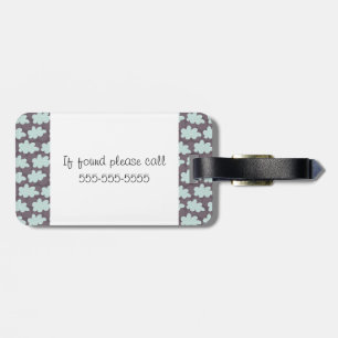 Giraffe and Clouds Luggage Tag