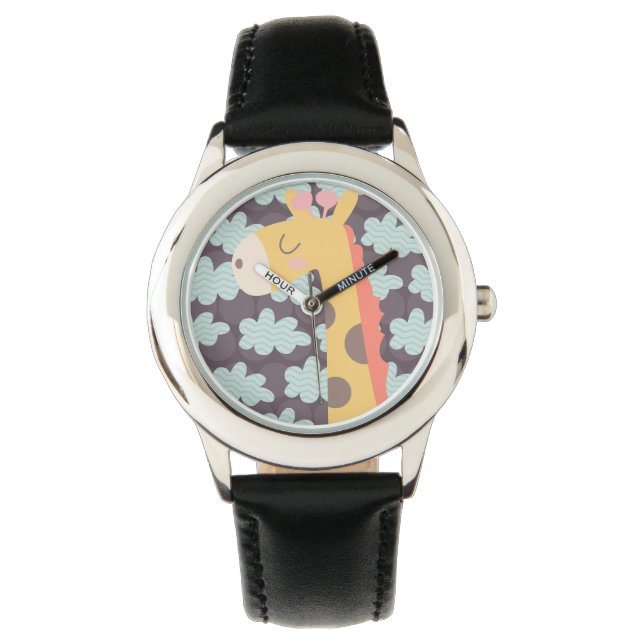 Giraffe and Clouds Watch (Front)