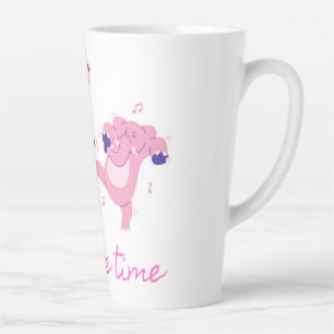 Giraffe and elephant mugs coffee