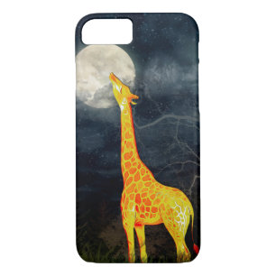 Giraffe and Moon iPhone Samsung Galaxy S6/S5 Cases