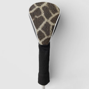 giraffe animal fur skin texture wild leather patte golf head cover