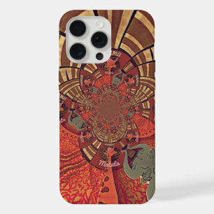 Giraffe Animal Hakuna Matata Design iPhone 15 Pro Max Case