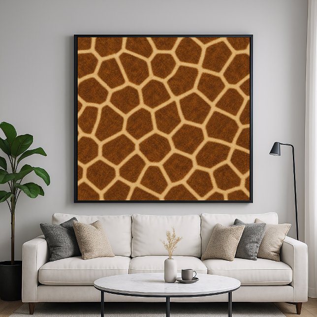 Giraffe Animal Pattern Poster (Creator Uploaded)