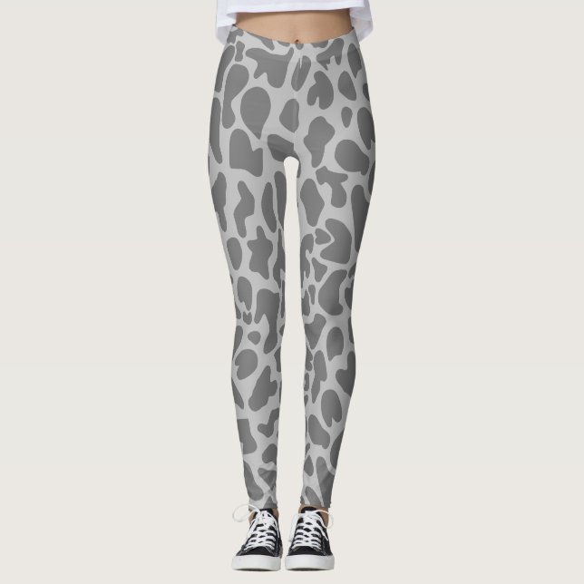 Giraffe Animal Print Leggings (Front)