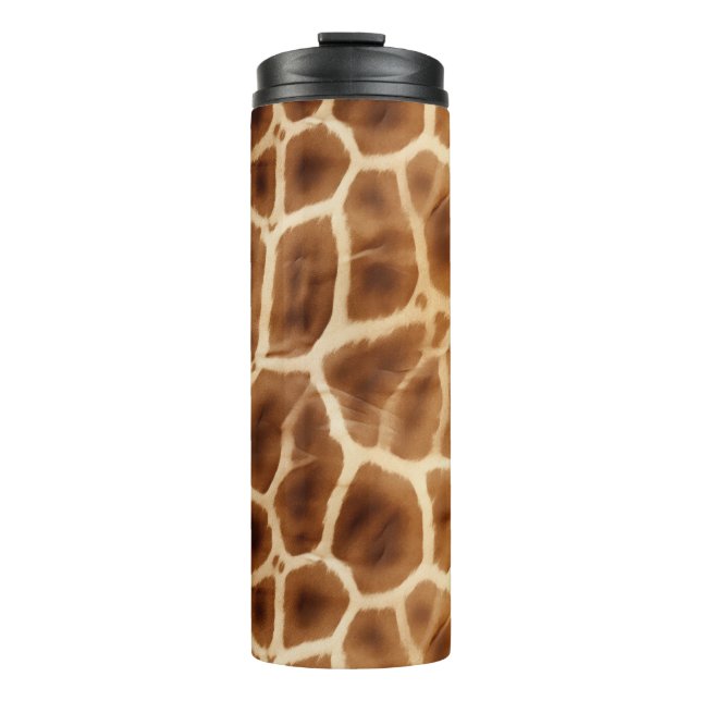 Giraffe Animal Print Thermal Tumbler (Front)