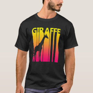 Giraffe Animal Retro Costume T-Shirt