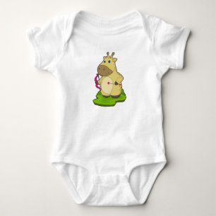 Giraffe Archer Bow Baby Bodysuit