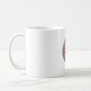 Giraffe Artwork Colourful - Church Blossom Animals Coffee Mug