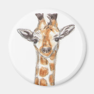 Giraffe Artwork Magnet present