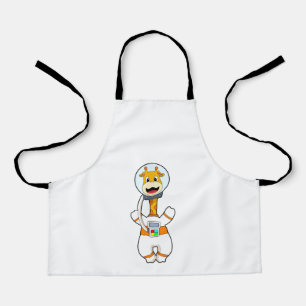 Giraffe as Astronaut in Costume Apron