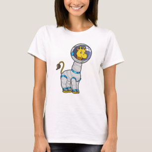 Giraffe as Astronaut in Glass sphere T-Shirt