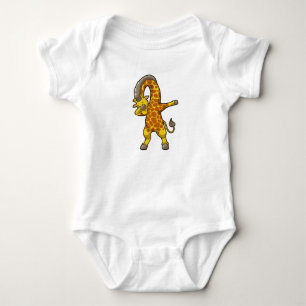 Giraffe at Hip Hop Dance Dab Baby Bodysuit