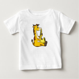 Giraffe at Music with Saxophone.PNG Baby T-Shirt