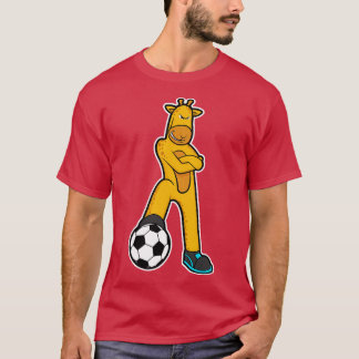Giraffe at Sports with ball T-Shirt